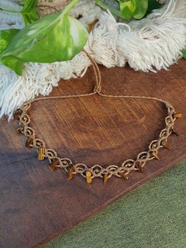 Producto - Choker Amelí - Ojo de tigre - 1