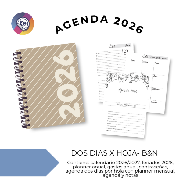 Producto - Agenda 2 Días x Hoja