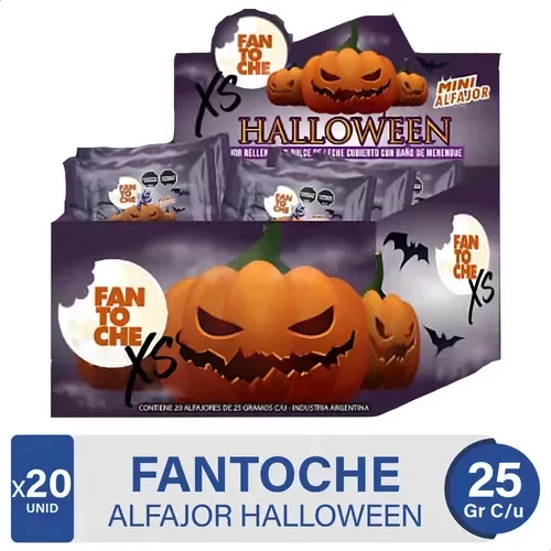 Producto - Alfajor Mini Fantoche Halloween x 20 unidades