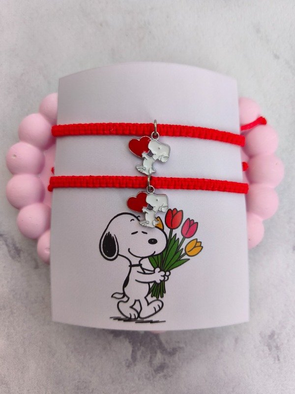 Producto - Pulseras Snoopy dije esmaltado - 1