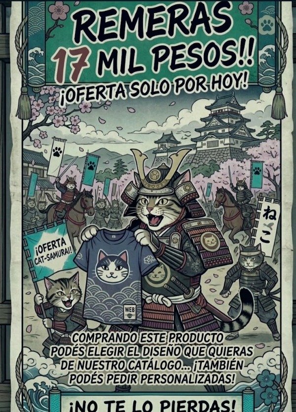 Producto - Remeras 17 mil pesos