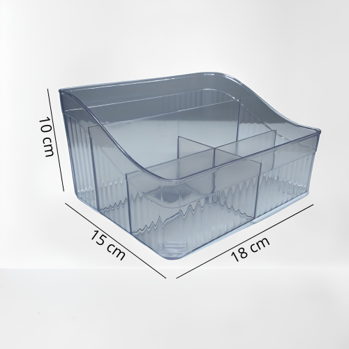 Producto - Bandeja Organizador Acrílica con  5 Compartimentos