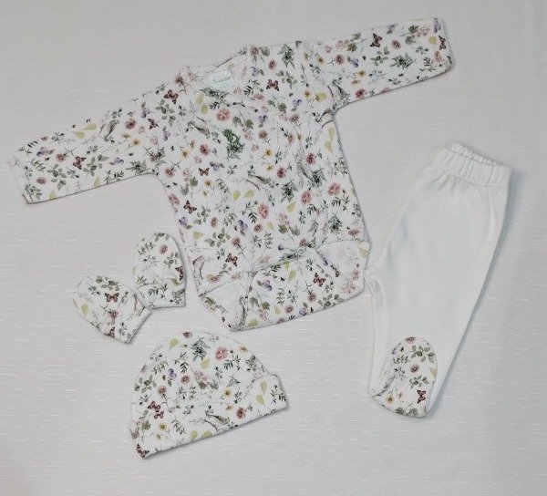 Producto - AJUAR 4 PIEZAS VIDA BLANCO