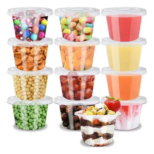 Producto - POTE CON TAPA CRISTAL PP POSTRE 250 GR X 10 UN