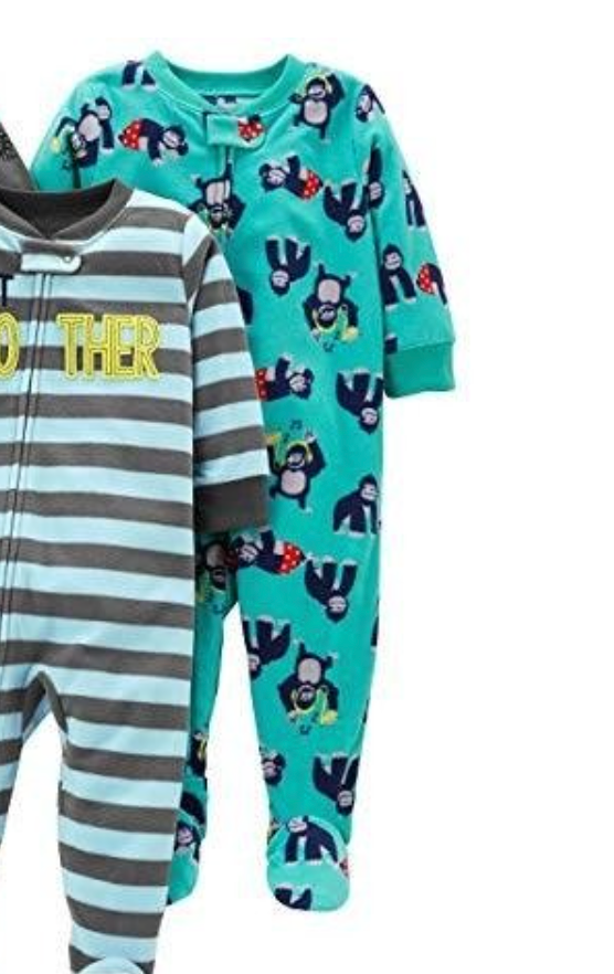 Producto - Enterito Micropolar Niño Verde Monitos