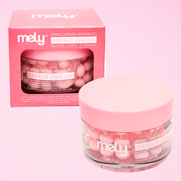 Producto - CREMA FACIAL MELY PDRN SQUALANE REPARADOR HIDRANTENE ROSA 60GR