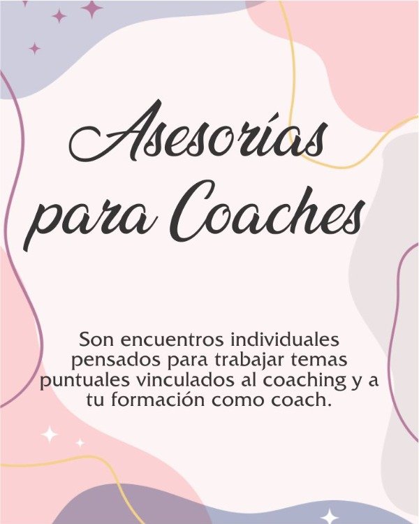 Producto - Asesorías para Coaches