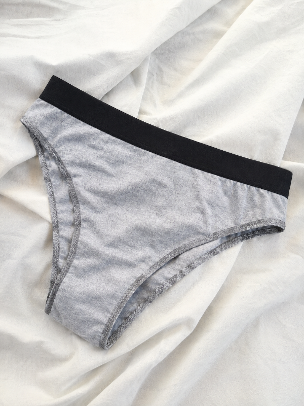 Producto - Vedetina Azucena clásica algodón gris/negro