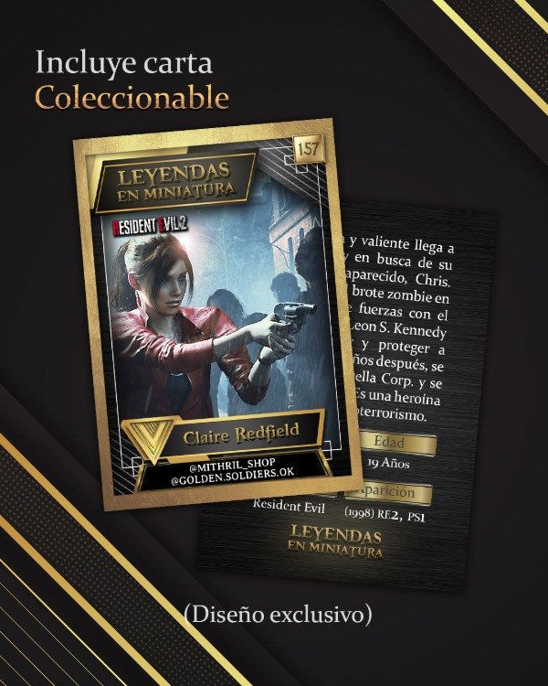 Producto - Claire Redfield - Resident Evil - Leyenda Nro 157 - 4