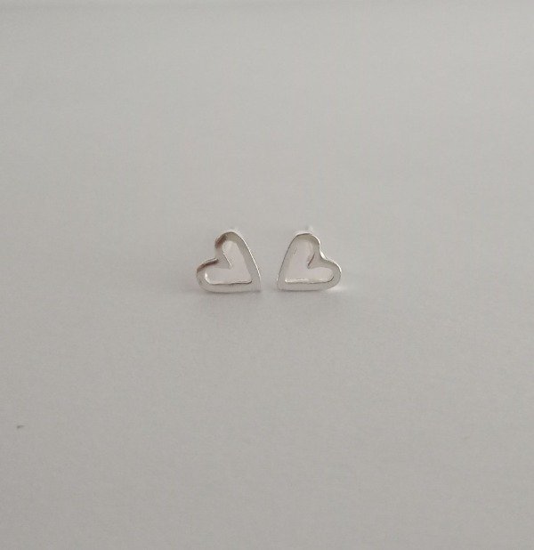 Producto - Mini aros Plata LOVE