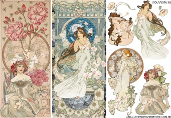 Producto - ART-NOUVEAU 10 TRANSFERMIXED A4