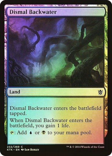 Producto - Dismal Backwater Foil  Khans of Tarkir