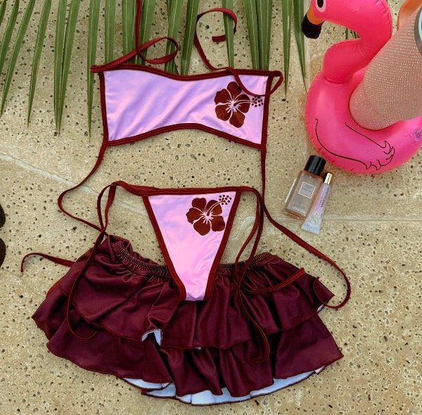 Producto - Trio bikini rosa