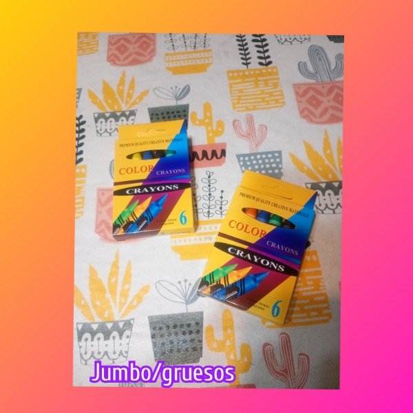 Producto - Crayones jumbo/grueso x6
