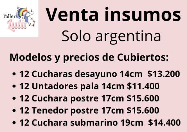 Producto - Cubiertos para crear