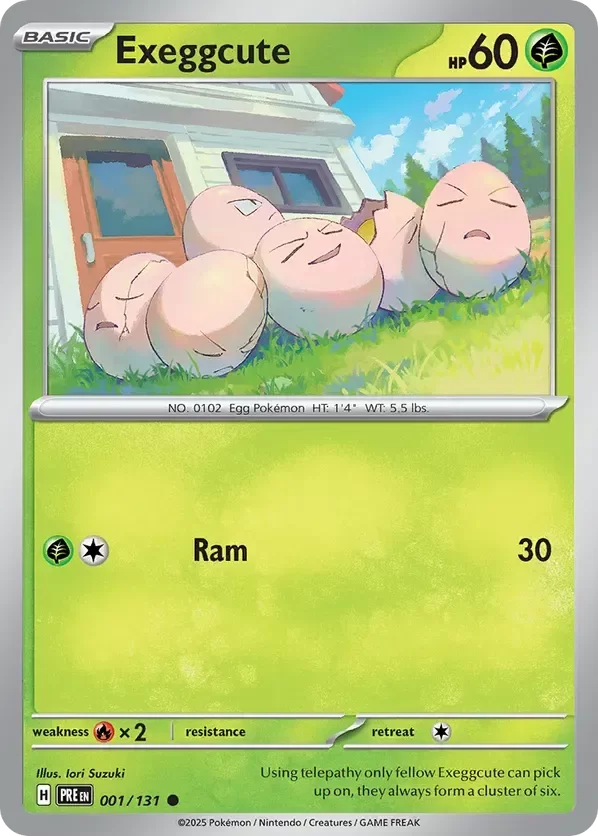 Producto - Exeggcute - 001/131 - Prismatic Evolutions