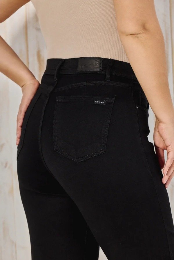 Producto - Jean WIDELEG CENITHO negro clásico - elastizado (talles 46 al 60) - 5