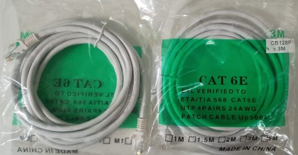 Producto - CABLE DE RED LARGO 3 METROS CAT 6E