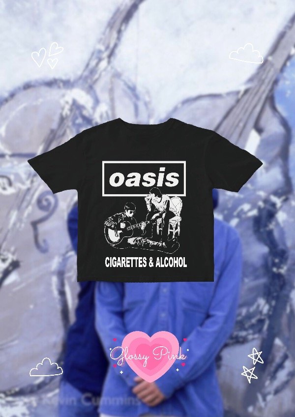 Producto - Baby Tee Cigarretes y Alcohol - DTF