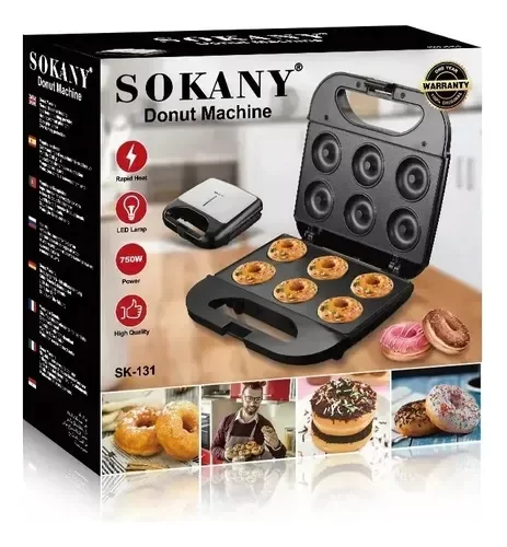 Producto - Maquina Mini de 7 Donas Sokany MC942