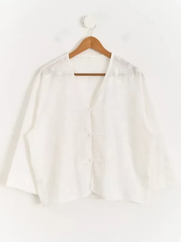 Producto - Kimono Macarena (Lino Bordado)