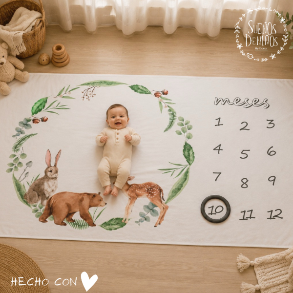 Producto - Alfombra Mes a Mes Bosque Magico - 0