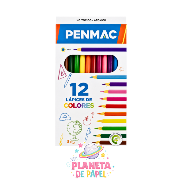 Producto - Lapices de color Penmac x12