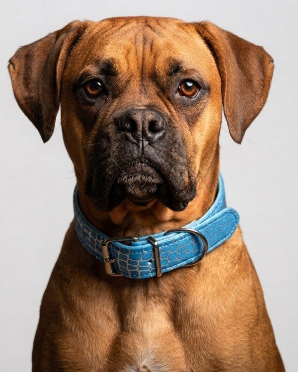 Producto - Collar Para Perros Medianos En Cuero Sintetico 52 Cm - 0