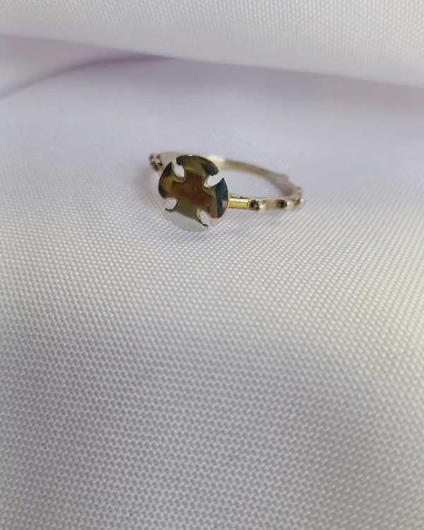Producto - Anillo Rosario Vasco. Plata925 y Oro Dublé