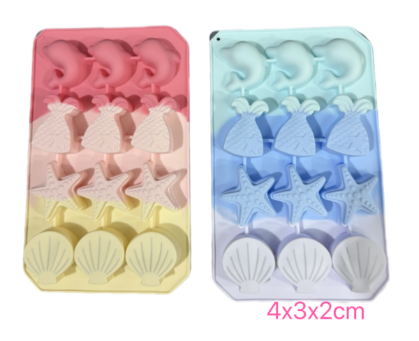 Producto - Molde multicolor con tapa Mar