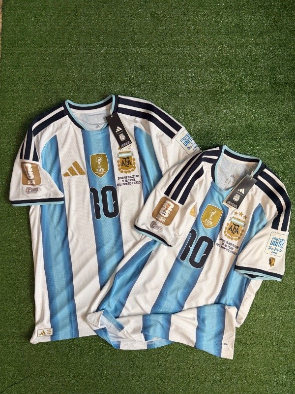 Camiseta titular final Argentina mundial 2026 climacool+ (Messi 10) — imagen 2