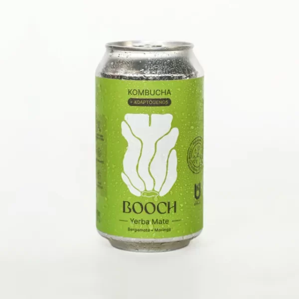 Producto - KOMBUCHA SODA ORGANICA BOOCH -YERBA MATE -BERGAMOTA -MORINGA