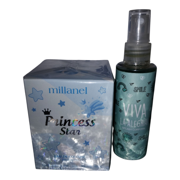 Producto - Kit princess perfume 50ml+ splash alegría 80ml