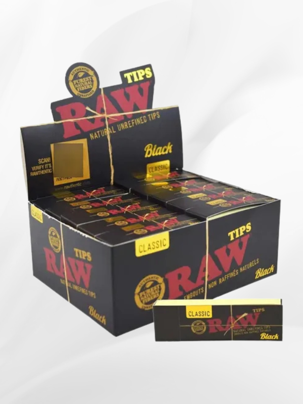 Producto - RAW TIPS CARTON BLACK