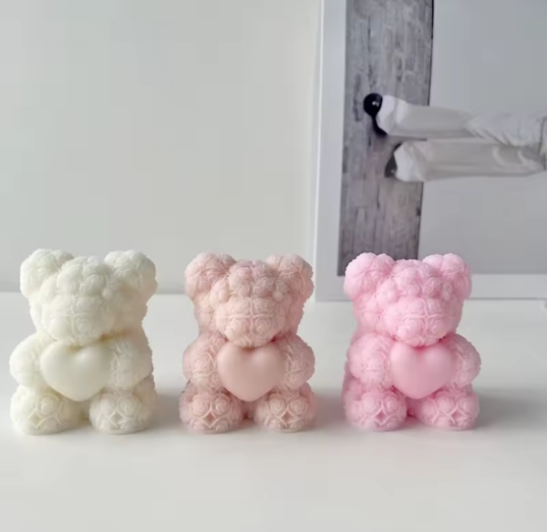 Producto - MOLDE OSITO ROSA CORAZON