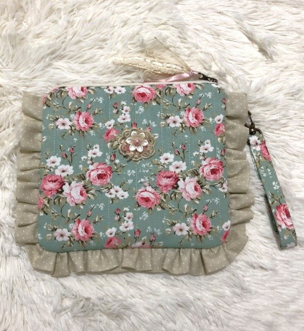 Producto - Neceser Clutch Romántico/Coquette "VENECIA"
