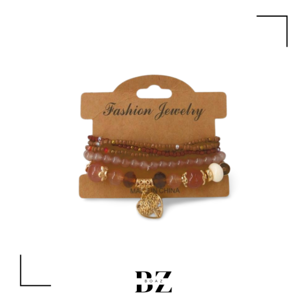 Producto - PULSERA VARIAS X 5 PCS EN CARD - 2080-7