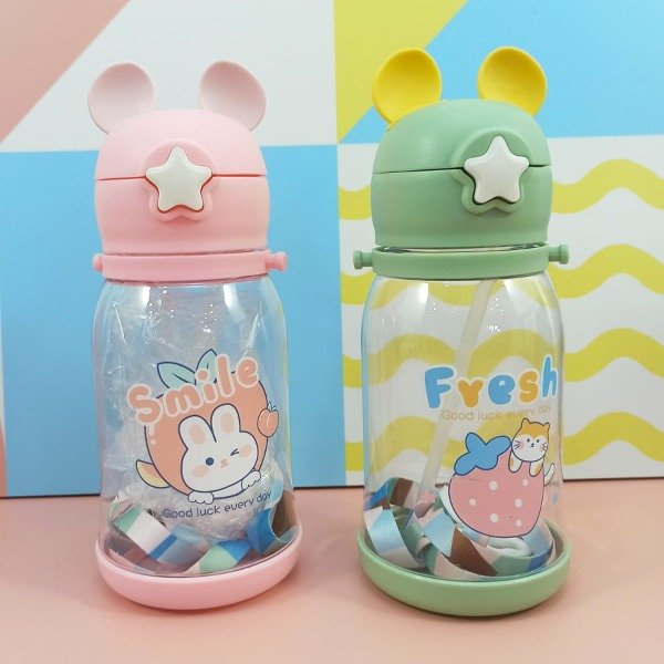 Producto - Botella con sorbete orejitas 550cc