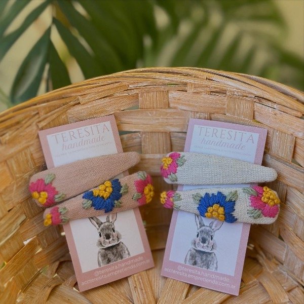 Producto - Clips jardín de flores