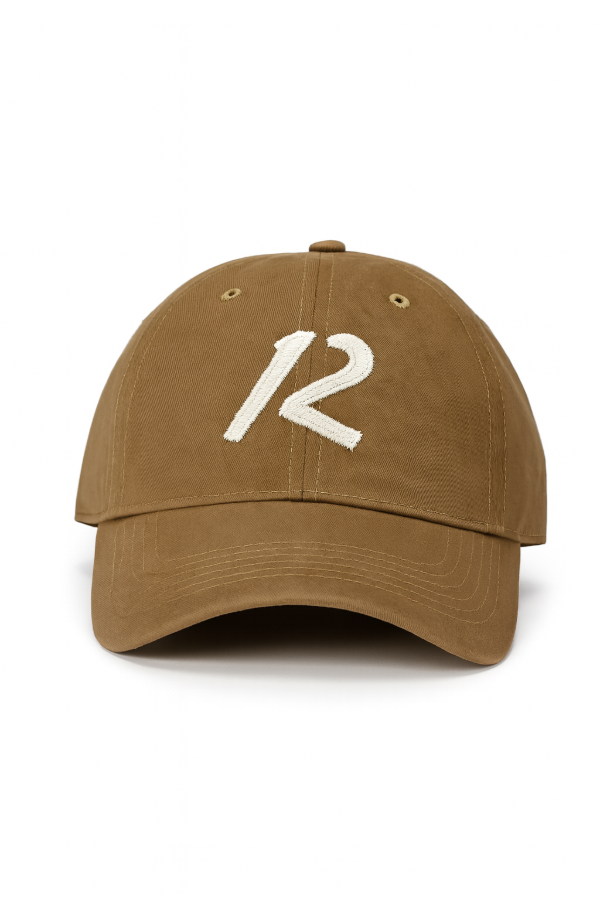 Producto - Gorra clásica para adultos con bordado 12 marron , unisex
