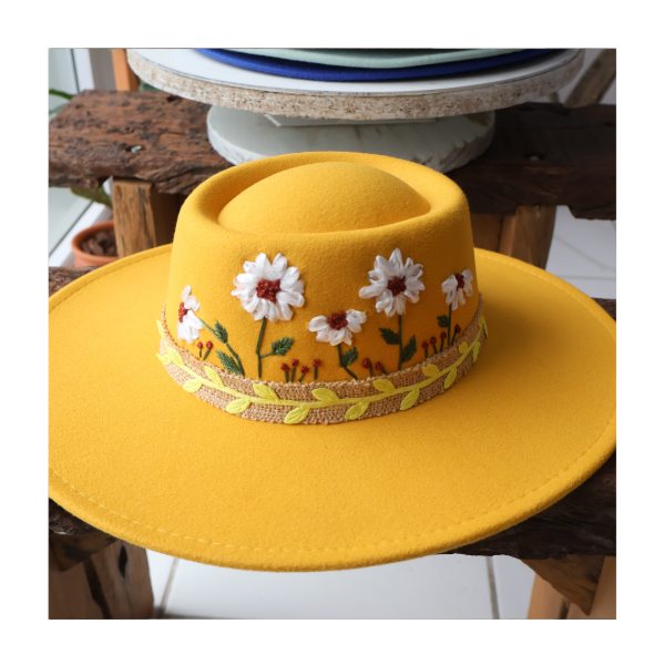 Producto - Sombrero Paño Bordado - 1
