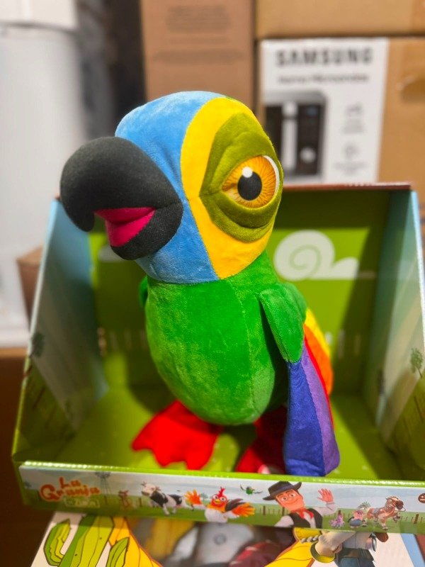 Producto - PELUCHES DE LA GRANJA DE ZENÓN- LORO PEPE