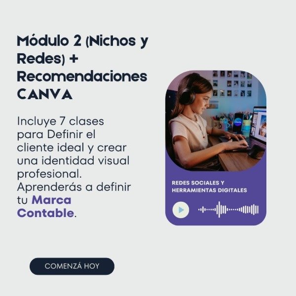 Producto - REDES SOCIALES Y HERRAMIENTAS DIGITALES - 7 clases