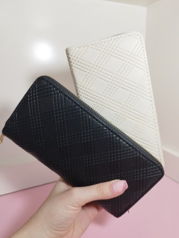 Producto - Billetera negra rombos