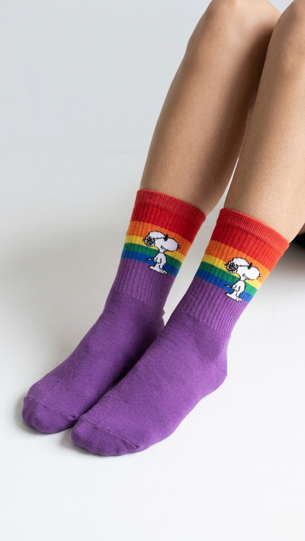Producto - Media Caña Snoopy Arcoiris