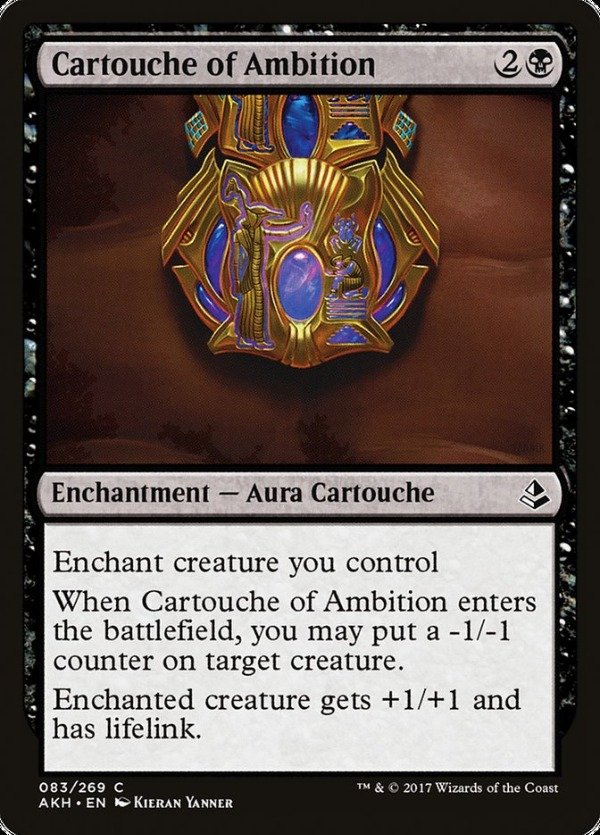 Producto - Cartouche of Ambition  Amonkhet