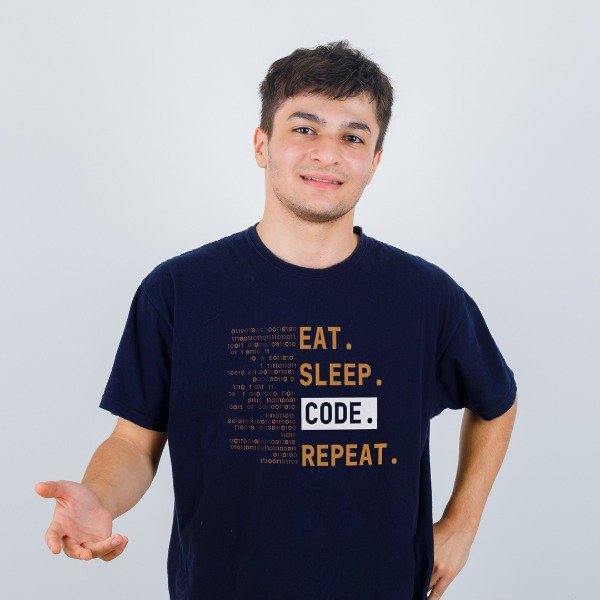 Producto - Remera Eat, Sleep, Code, Repeat - 1