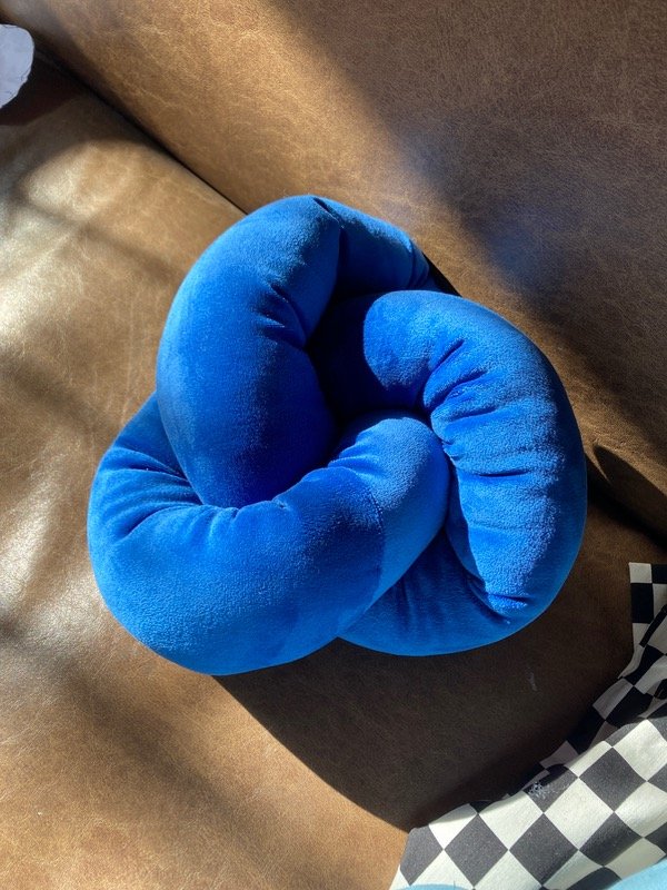 Producto - Almohadón NUDO - AZUL