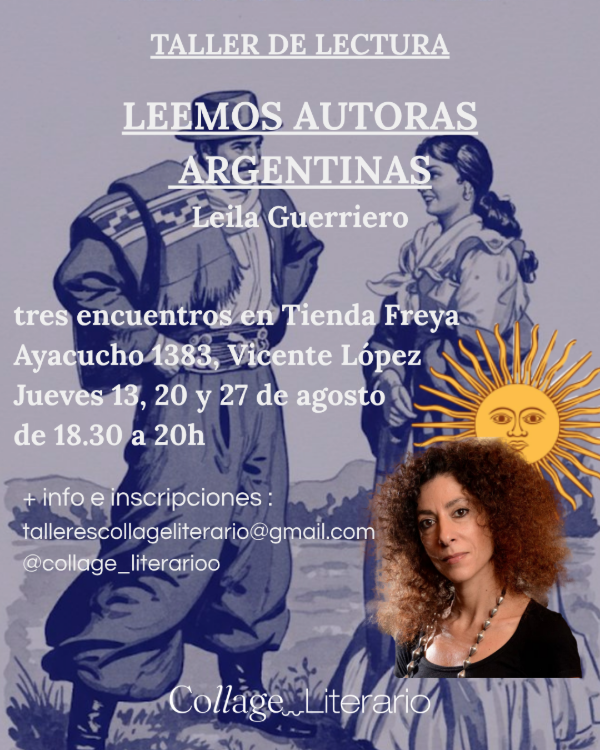 Producto - Taller de lectura Leila Guerriero - Agosto
