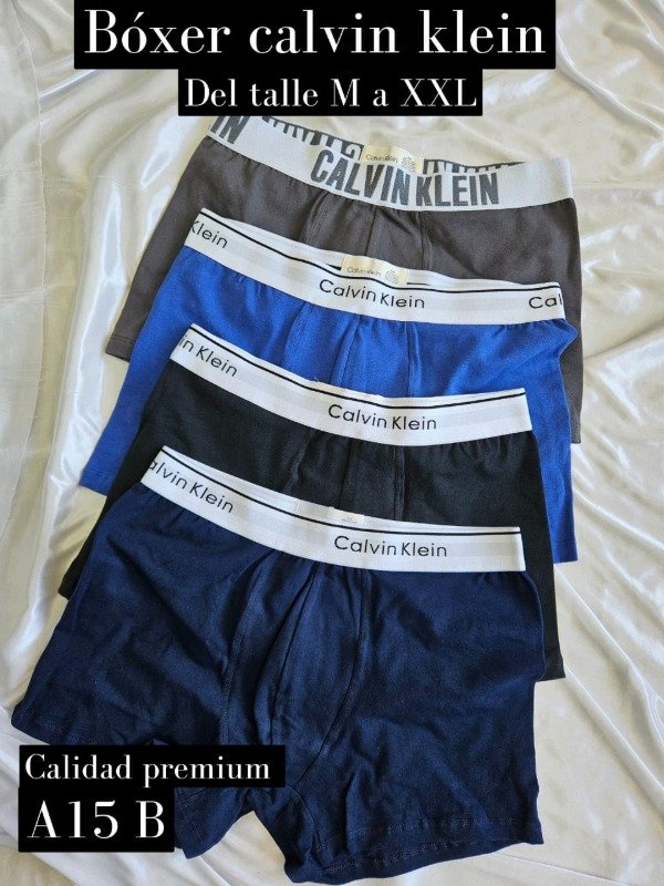 Producto - BOXER CALVIN KLEIN (A15 B) CON CINTURA CALVIN KLEIN ESTAMPA ORIGINAL